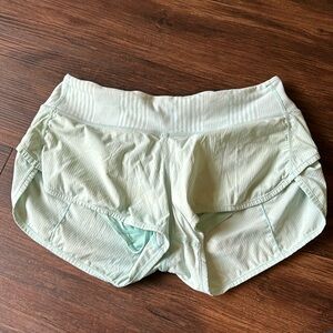Lululemon size 6 teal athletic shorts